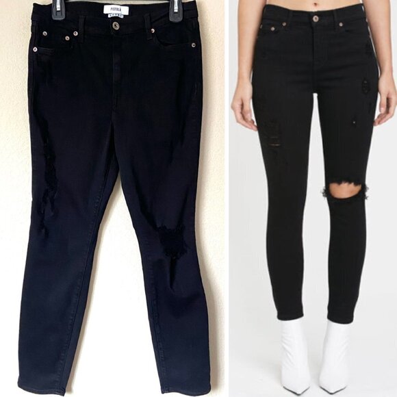 Pistola Distressed Essential Aline High Rise Skinny Jean - Picture 1 of 12